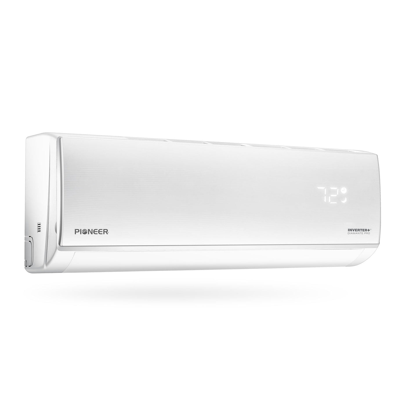 PIONEER Diamante Series Ductless Mini-Split Air Conditioner Inverter Heat Pump Full Set with 16 Ft. Kit