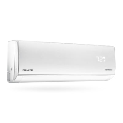 PIONEER Diamante Series Ductless Mini-Split Air Conditioner Inverter Heat Pump Full Set with 16 Ft. Kit