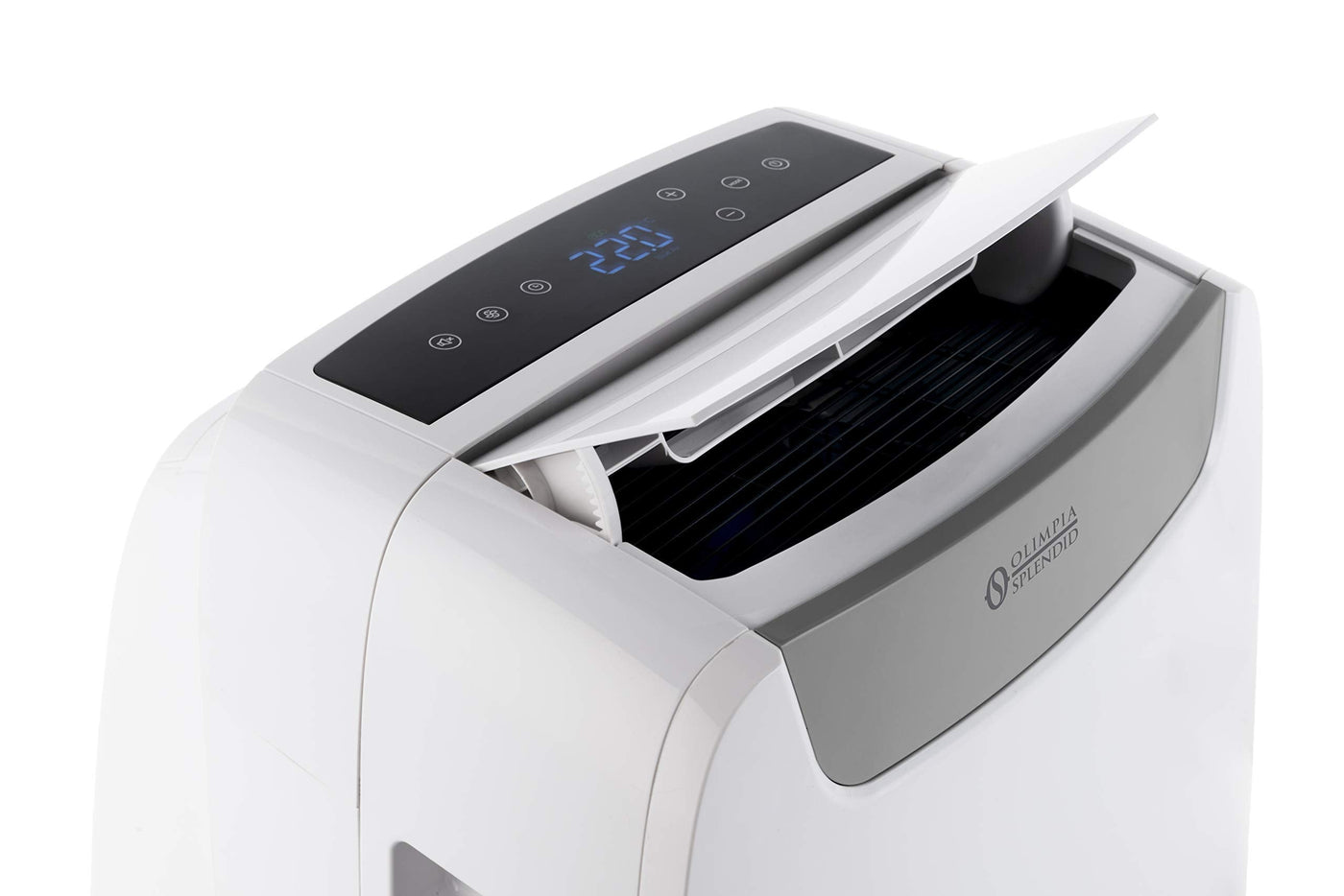 Olimpia Splendid 01918 Dolceclima Air Pro 14 HP Mobiles Klimagerät mit Wärmepumpe, mit Fernbedienung, 3520 kW, 264 V, Gas R290, Italienisches design