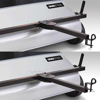 Ohio Steel 46 in. 24 cu. ft. Tow Behind Lawn Sweeper