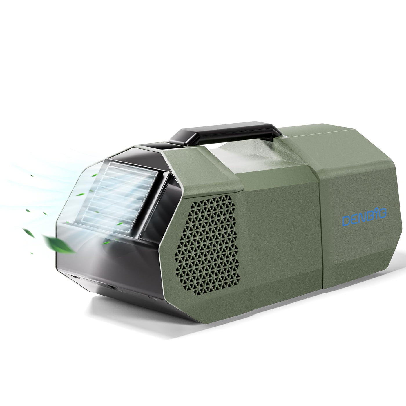 Portable Air Conditioner for Tent, 1,500 BTU Fast Cooling AC Unit with Fan Modes for Truck Van Outdoor Camping Small Rooms, Windowless and Dual Hose