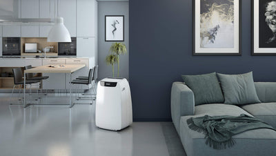Olimpia Splendid 02028 Dolceclima Air Pro 14 Mobiles Klimagerät WiFi Ready 14.000 BTU/h, 3,52 kW, Natural Gas R290, Design Made in Italy