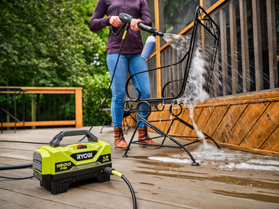 RYOBI 1,800 PSI 1.2 GPM Electric Pressure Washer, RY141820VNM